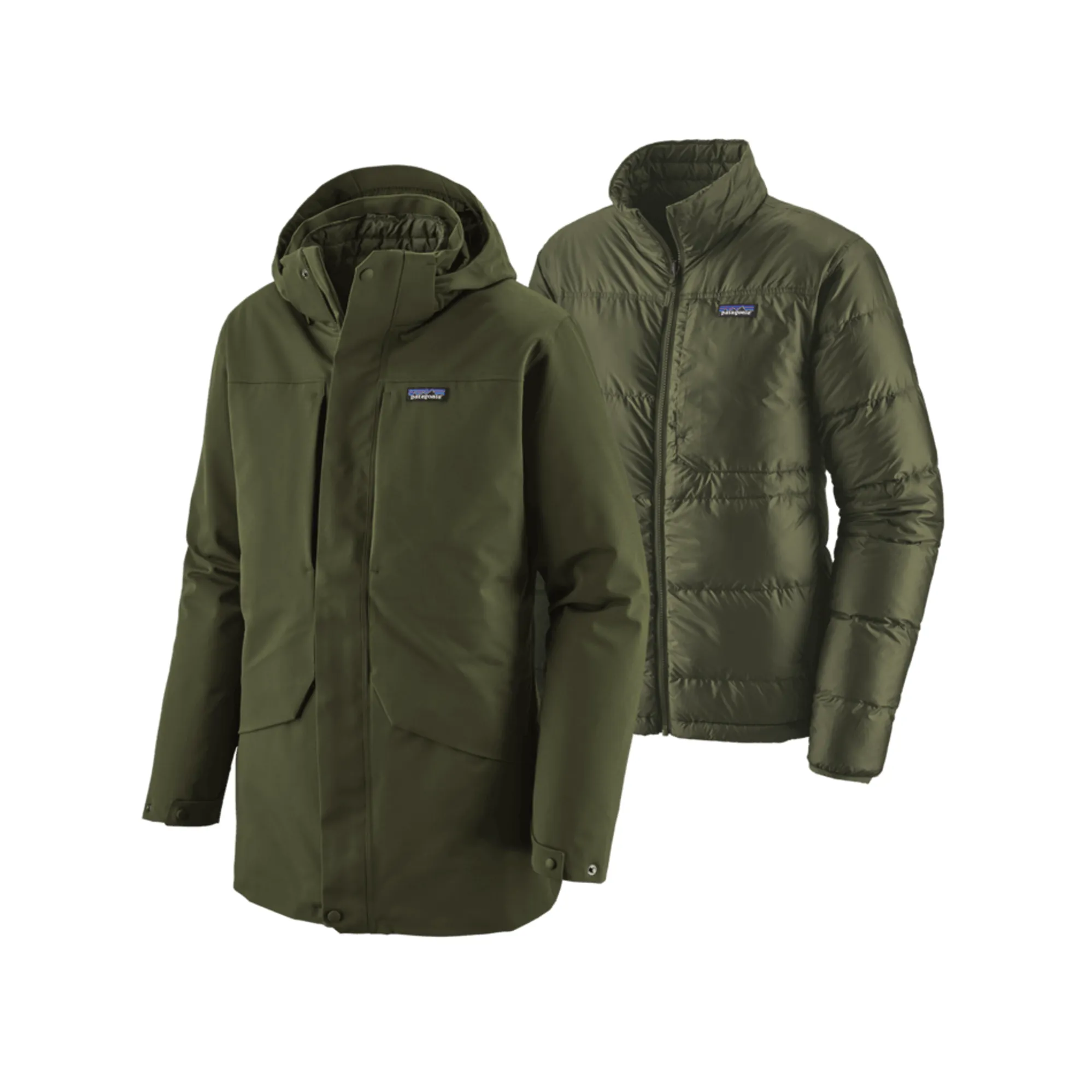 Patagonia Mens Tres 3 in 1 Parka Kelp Forest